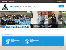 Tablet Screenshot of freemansd.org